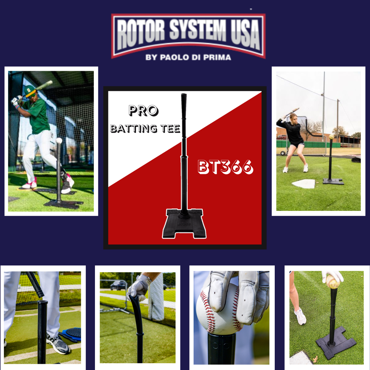 Rotor System USA BT366 Pro Series Adjustable Baseball / Softball Batti